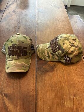 National Guard Camo Baseball Cap - This listing is for 1 cap
